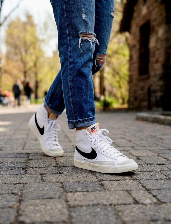 Nike Shoes - Nike  Women's  'Blazer Mid 77'  White and Black size 6